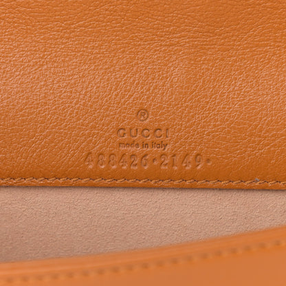 Gucci Calfskin Matelasse GG Marmont Mini Bag Cognac 6 of 10