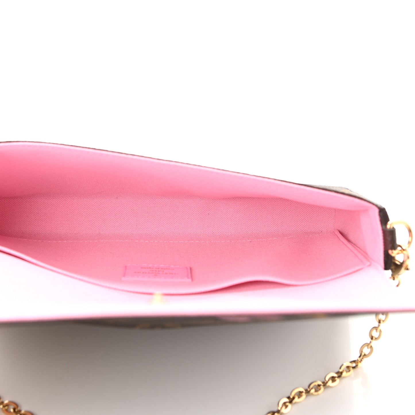 Monogram 2022 Christmas Animation Paris Pochette Felicie Chain Wallet Pink