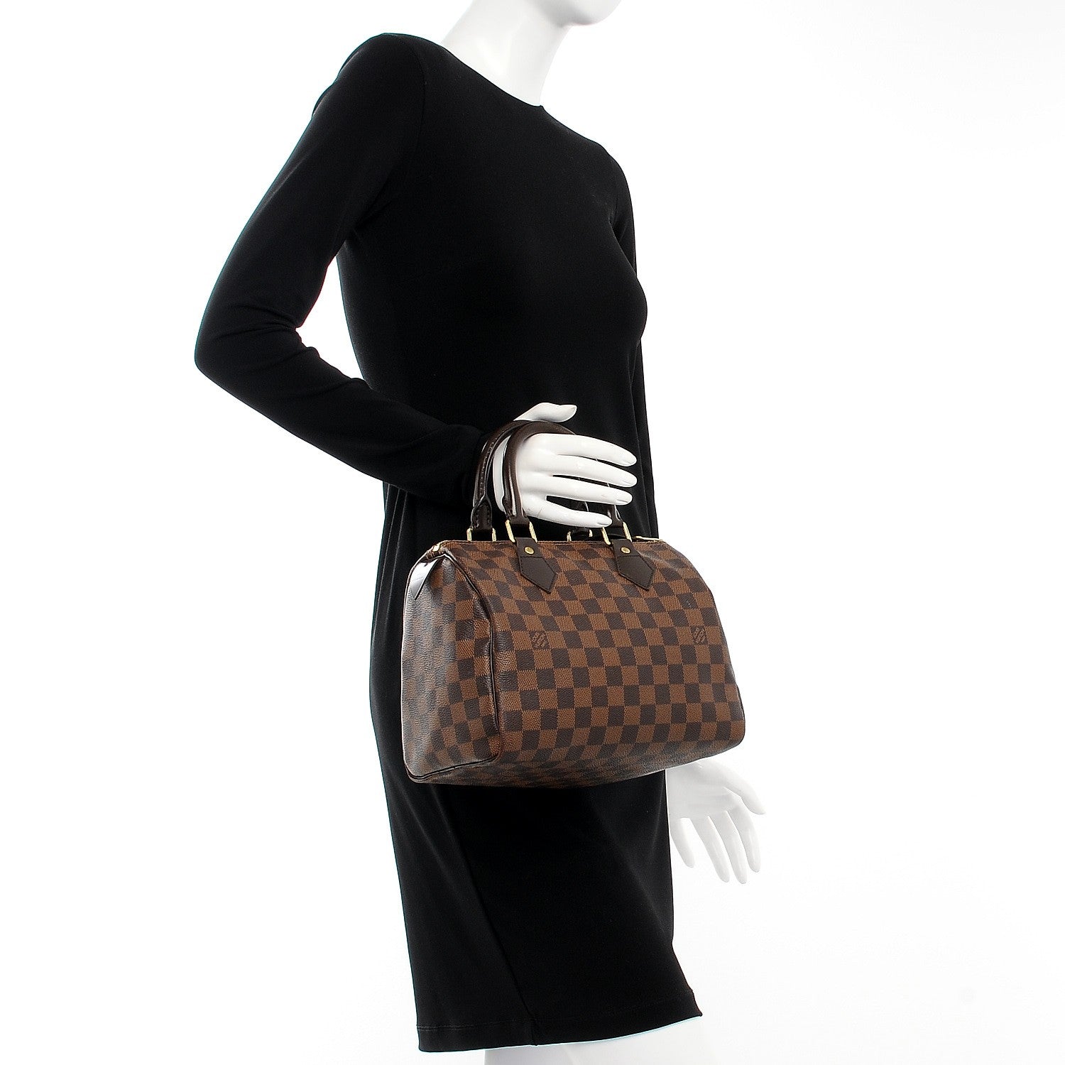 Louis Vuitton Damier Ebene Speedy 25 2 of 17
