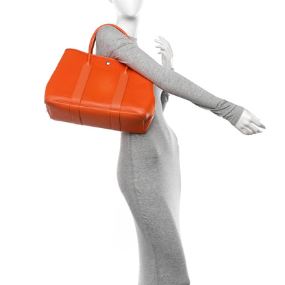 Hermes Toile Negonda Garden Party 36 MM Orange 2 of 13