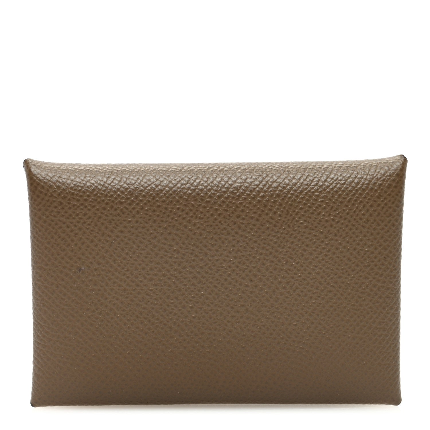 Hermes Epsom Calvi Card Case Etoupe 1 of 7