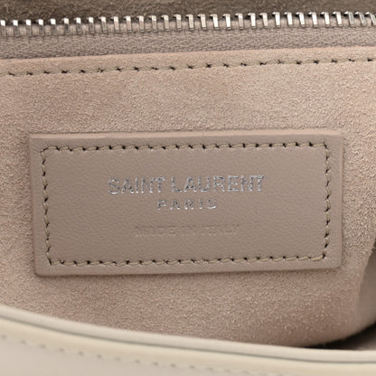 Saint Laurent Smooth Calfskin Le 5 A 7 Hobo Blanc Vintage 6 of 15