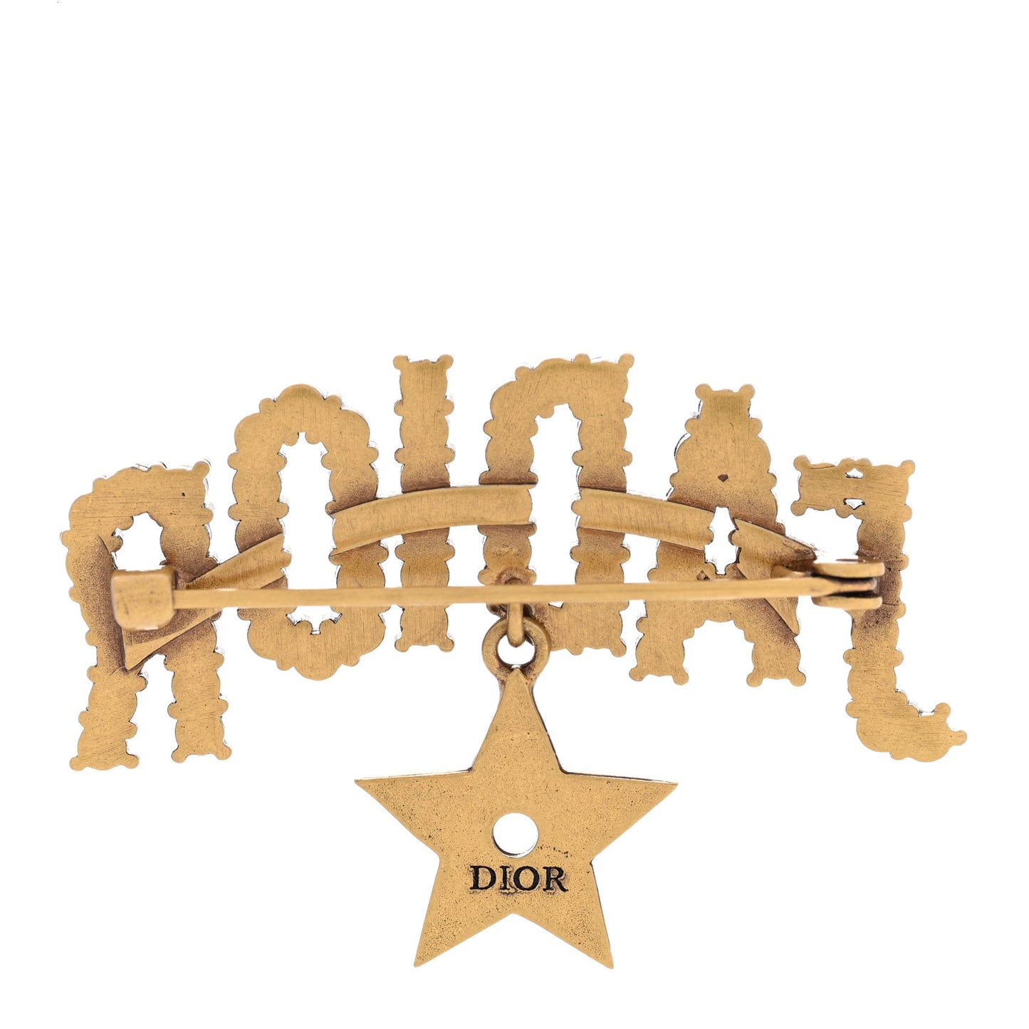 Crystal J'Adior Brooch Gold