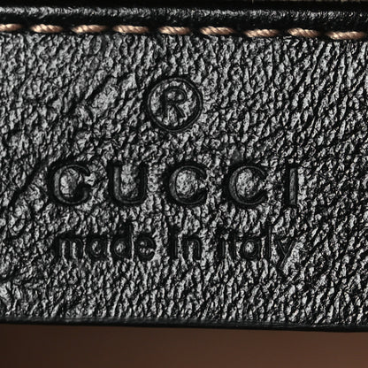 Gucci Textured Calfskin Web Small Rajah Slim Flap Shoulder Bag Black 7 of 12