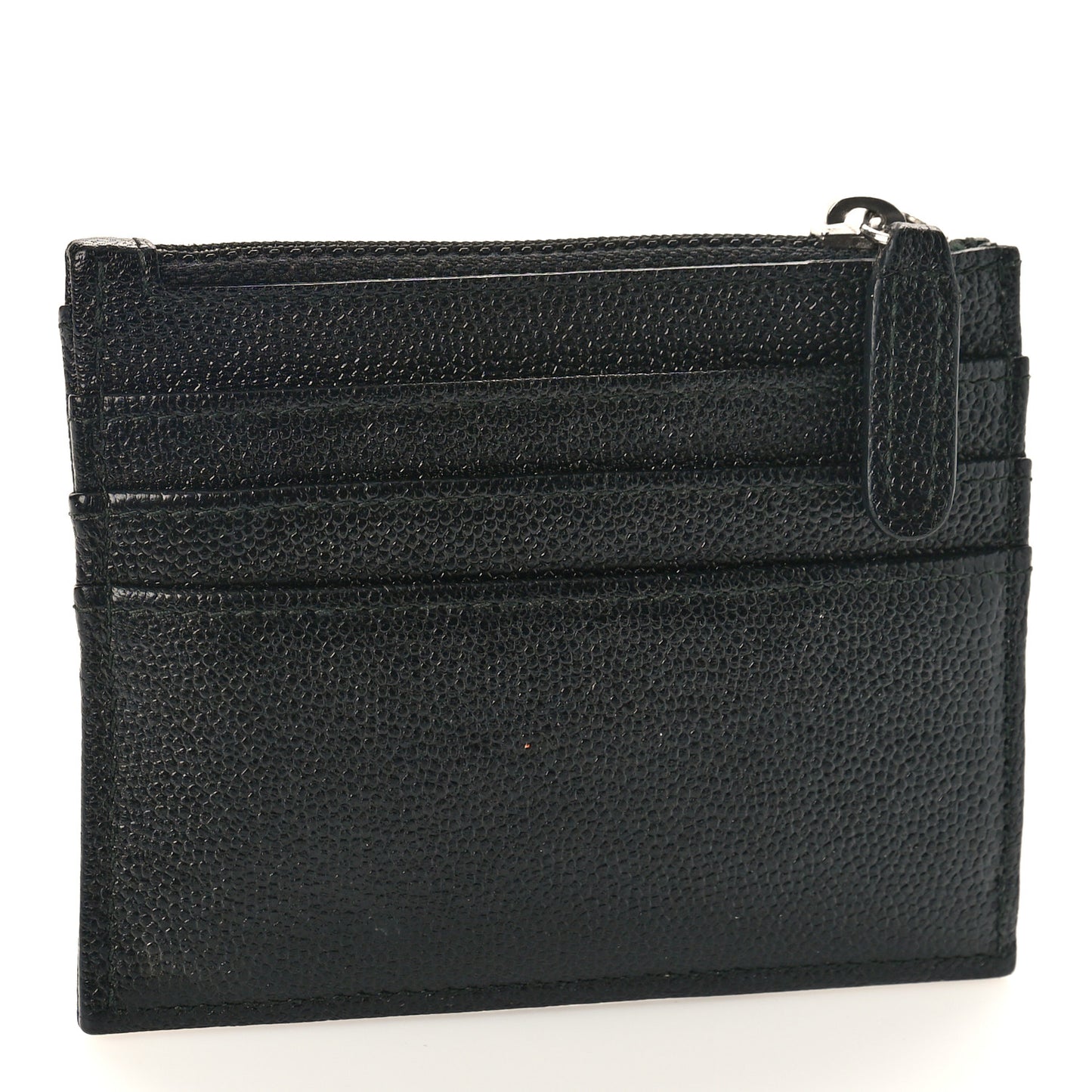 Caviar CC Zip Card Holder Black