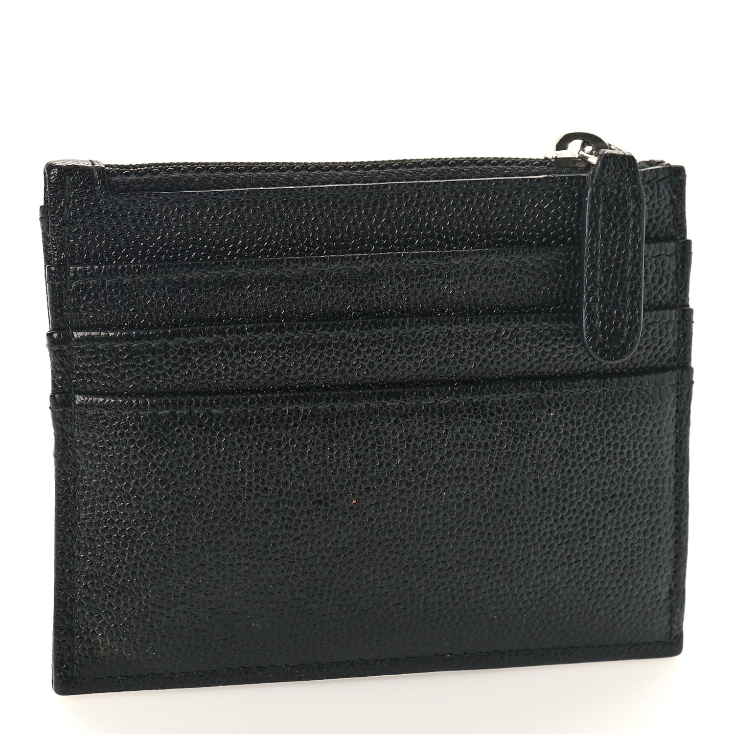 Chanel Caviar CC Zip Card Holder Black 3 of 9