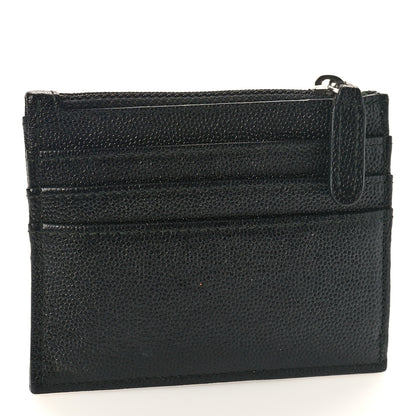 Chanel Caviar CC Zip Card Holder Black 3 of 9