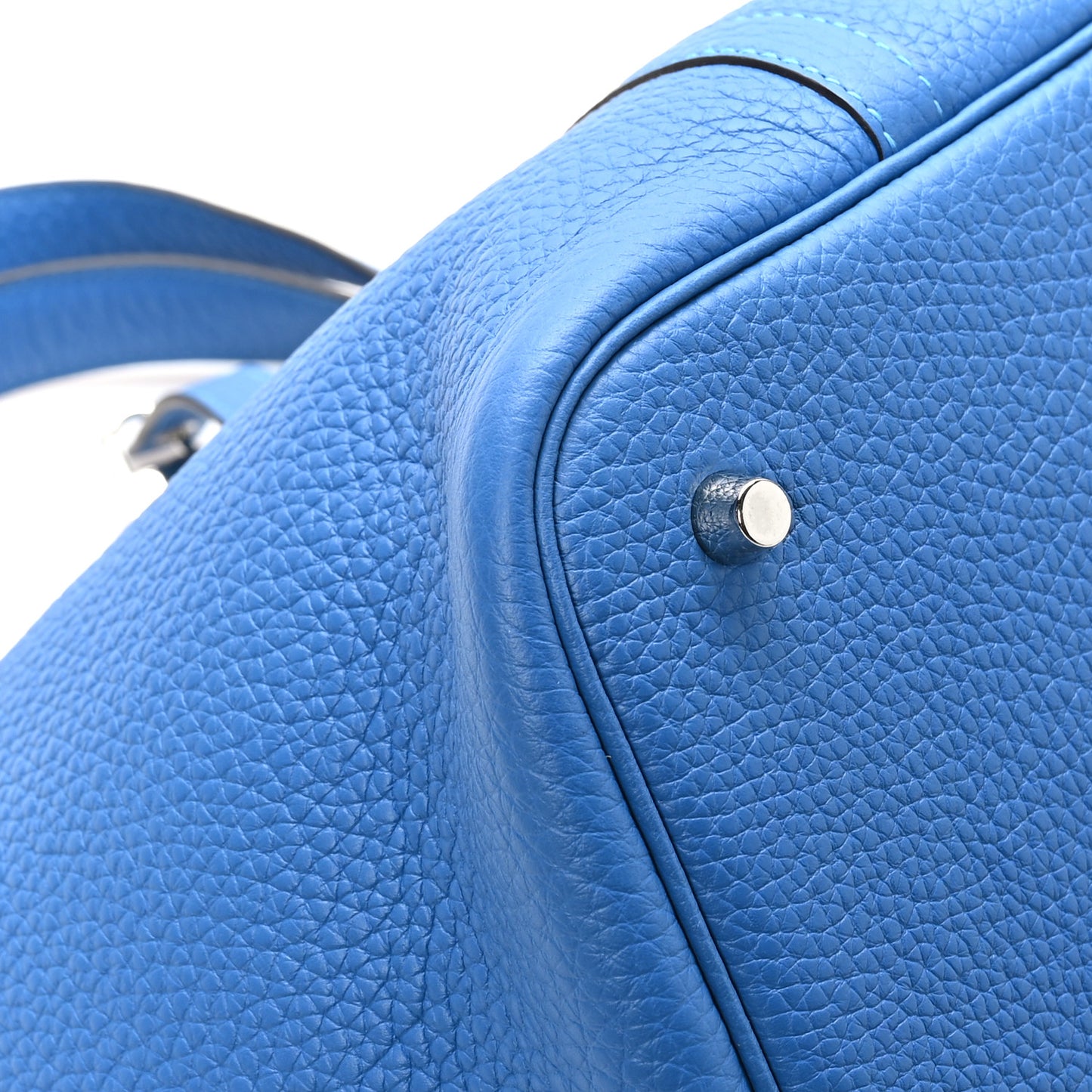 Taurillon Clemence Picotin Lock 22 MM Bleu Zanzibar