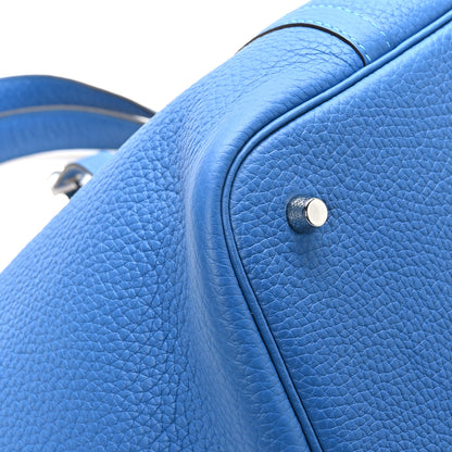 Hermes Taurillon Clemence Picotin Lock 22 MM Bleu Zanzibar 9 of 12
