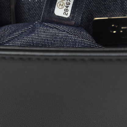 Chanel Lambskin CC Mania Flap Bag Black 7 of 12