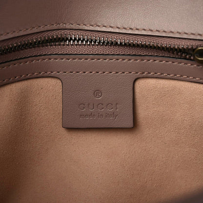 Gucci Calfskin Matelasse Small GG Marmont Shoulder Bag Porcelain Rose 7 of 10