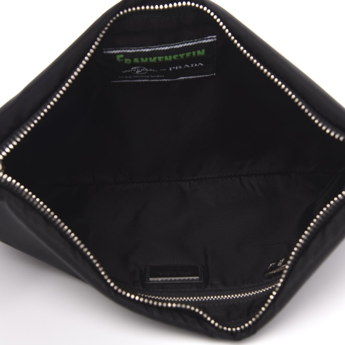 X UNIVERSAL STUDIOS Tessuto Nylon Frankenstein Heart Pouch Black Smeraldo