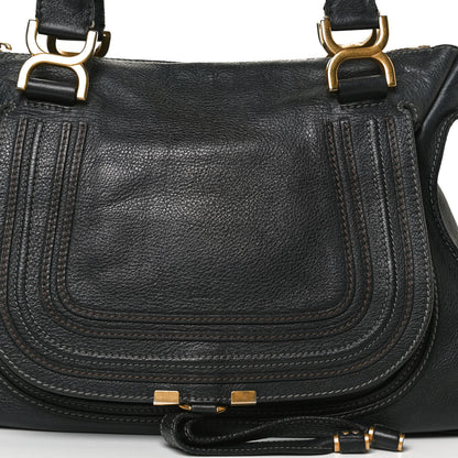Chloe Calfskin Medium Marcie Satchel Black 16 of 16