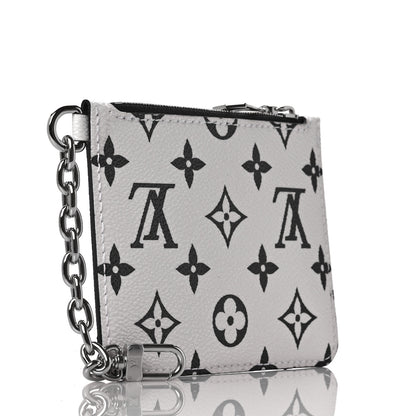 Louis Vuitton Monogram Marelle Pochette Black White 3 of 7