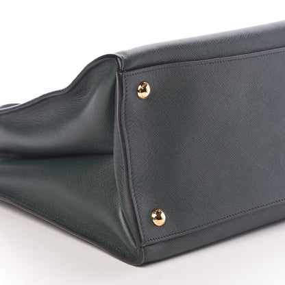 Prada Saffiano Soft Tote Smeraldo 8 of 9
