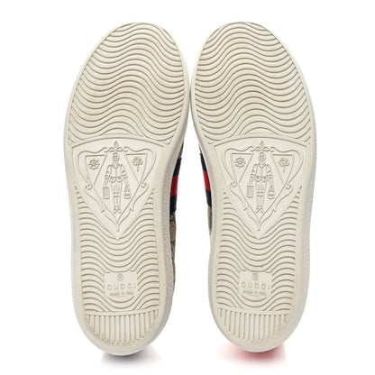 Gucci GG Supreme Monogram Womens Ace Low-Top Sneaker 37 Beige 6 of 10