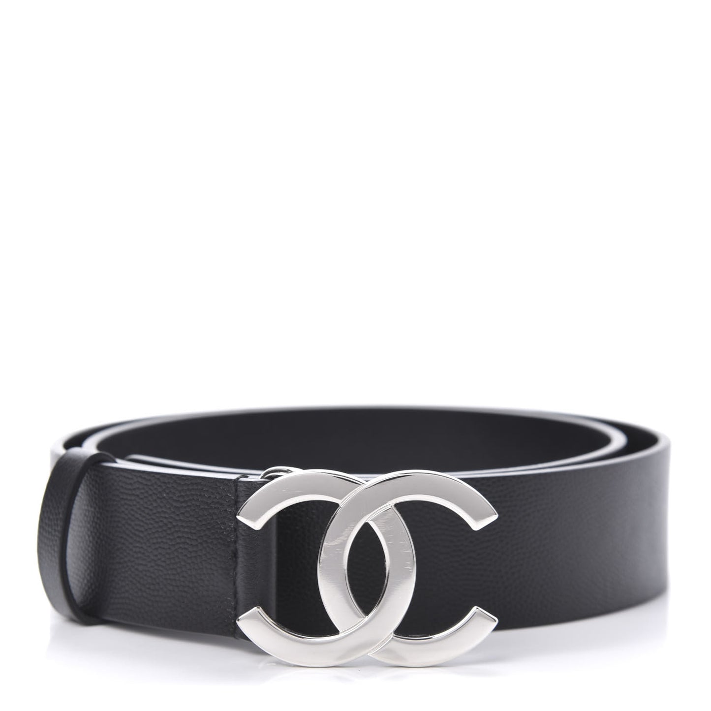 Caviar CC Logo Belt 80 Black