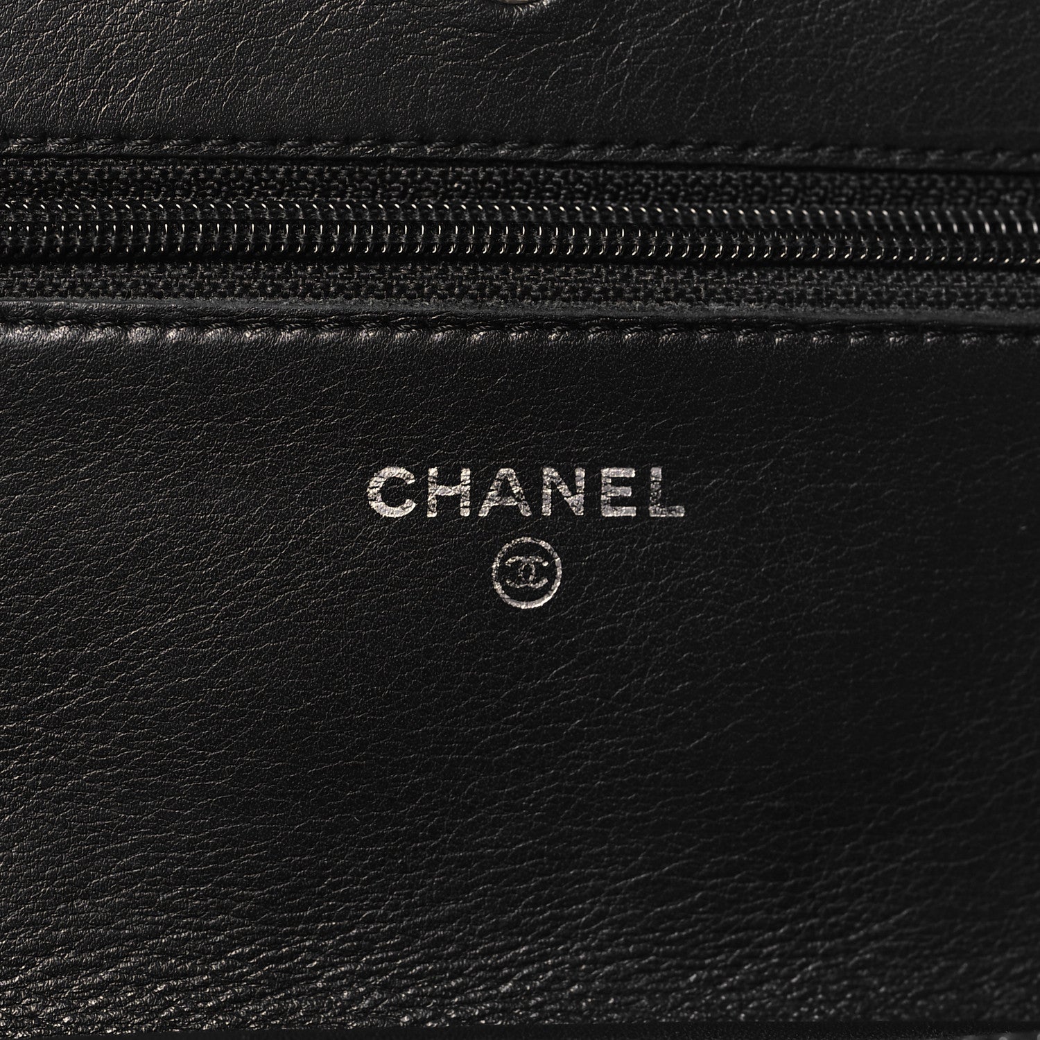 Chanel Patent Quilted Wallet On Chain WOC Black 6 of 11