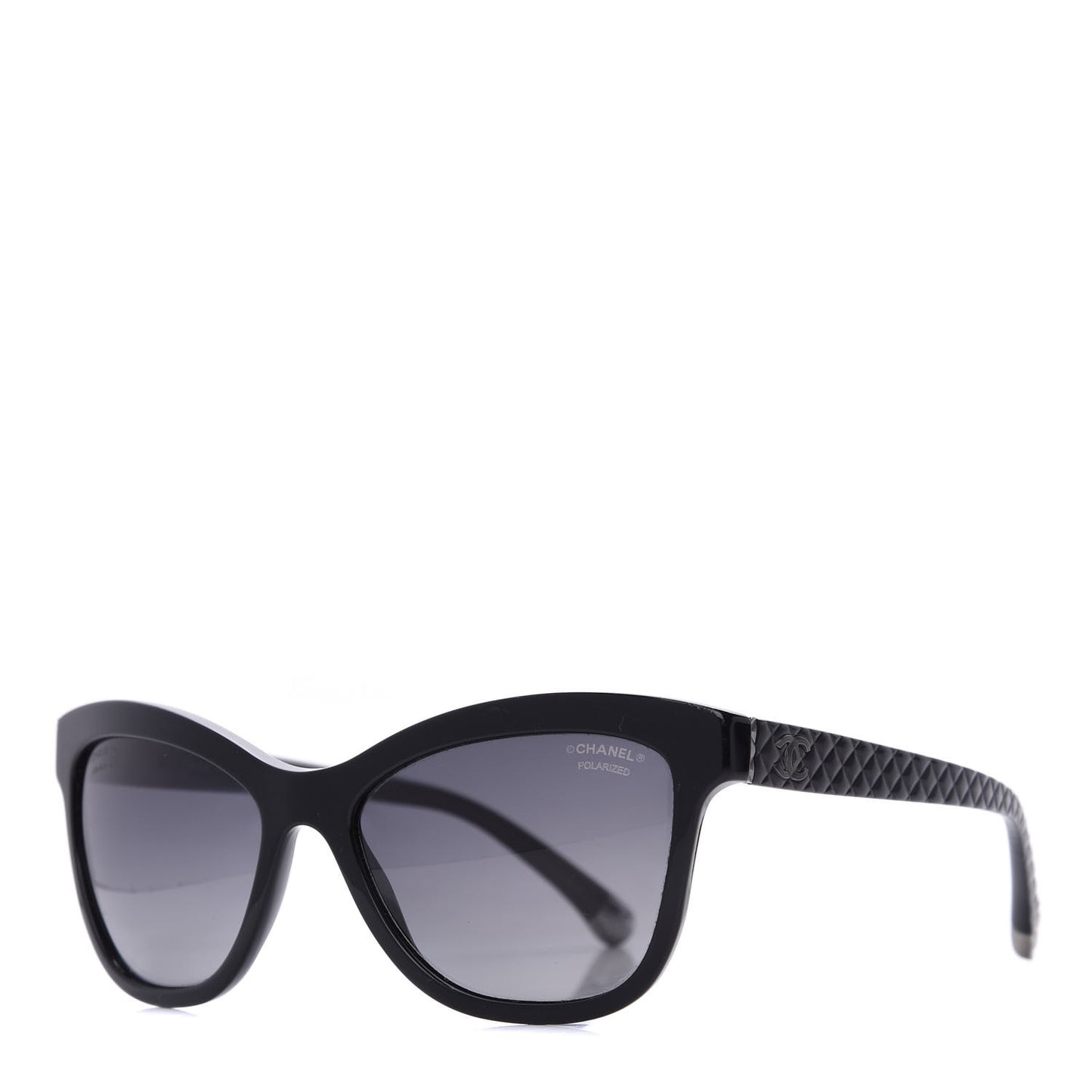 Polarized CC Cat Eye Sunglasses 5330 Black