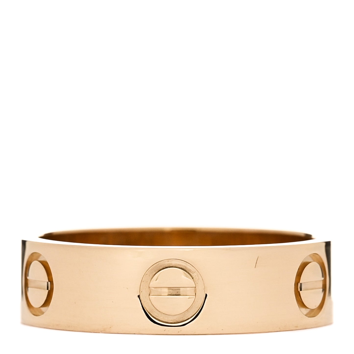 18K Yellow Gold 5.5mm LOVE Ring 55 7.25