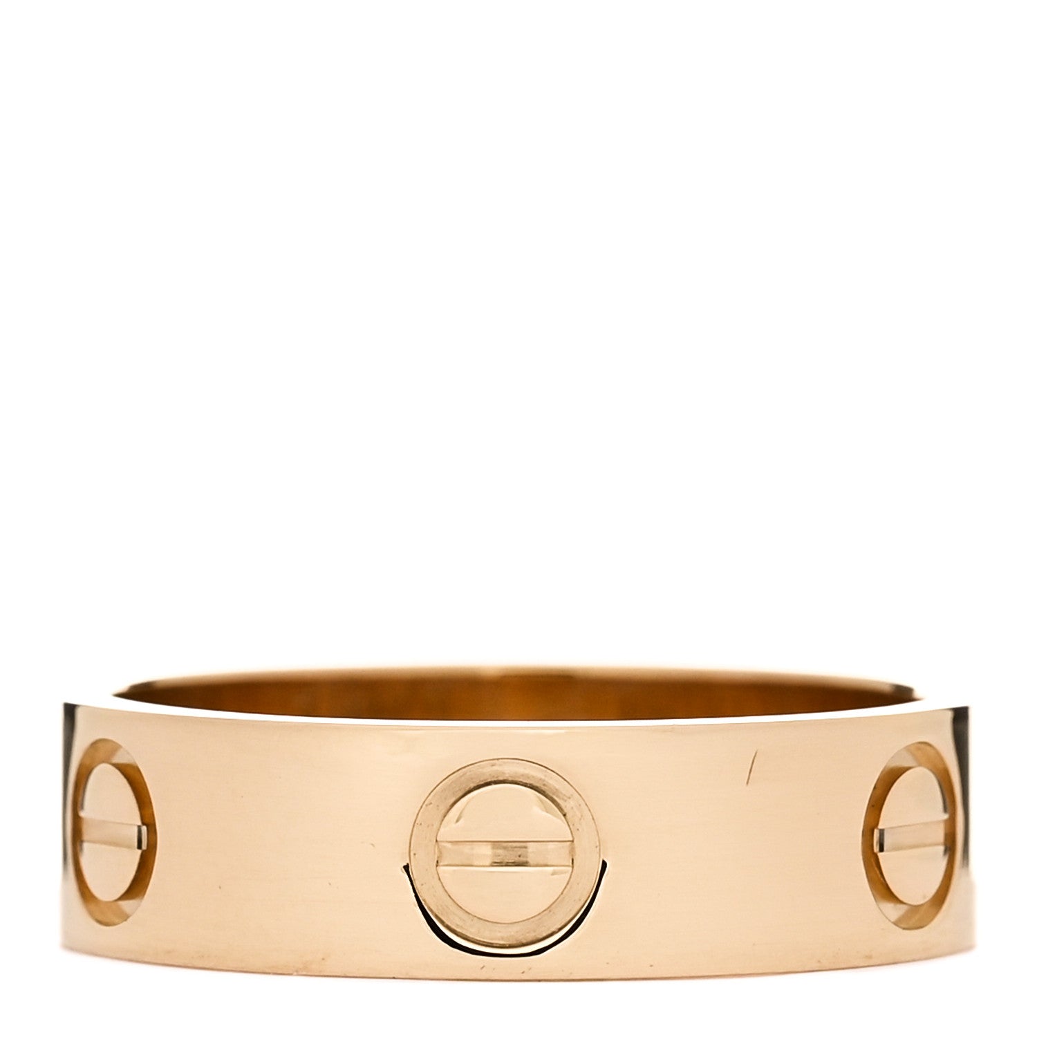Cartier 18K Yellow Gold 5.5mm LOVE Ring 55 7.25 3 of 5