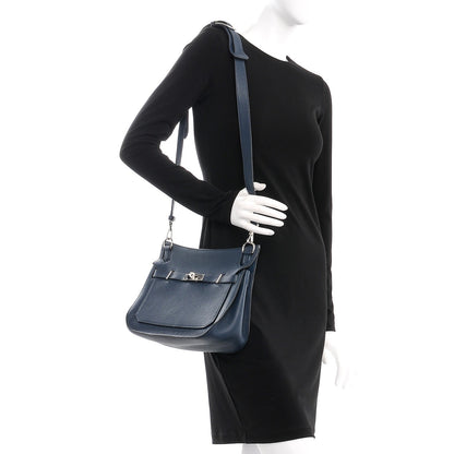 Hermes Taurillon Clemence Jypsiere 28 Bleu de Prusse 2 of 12