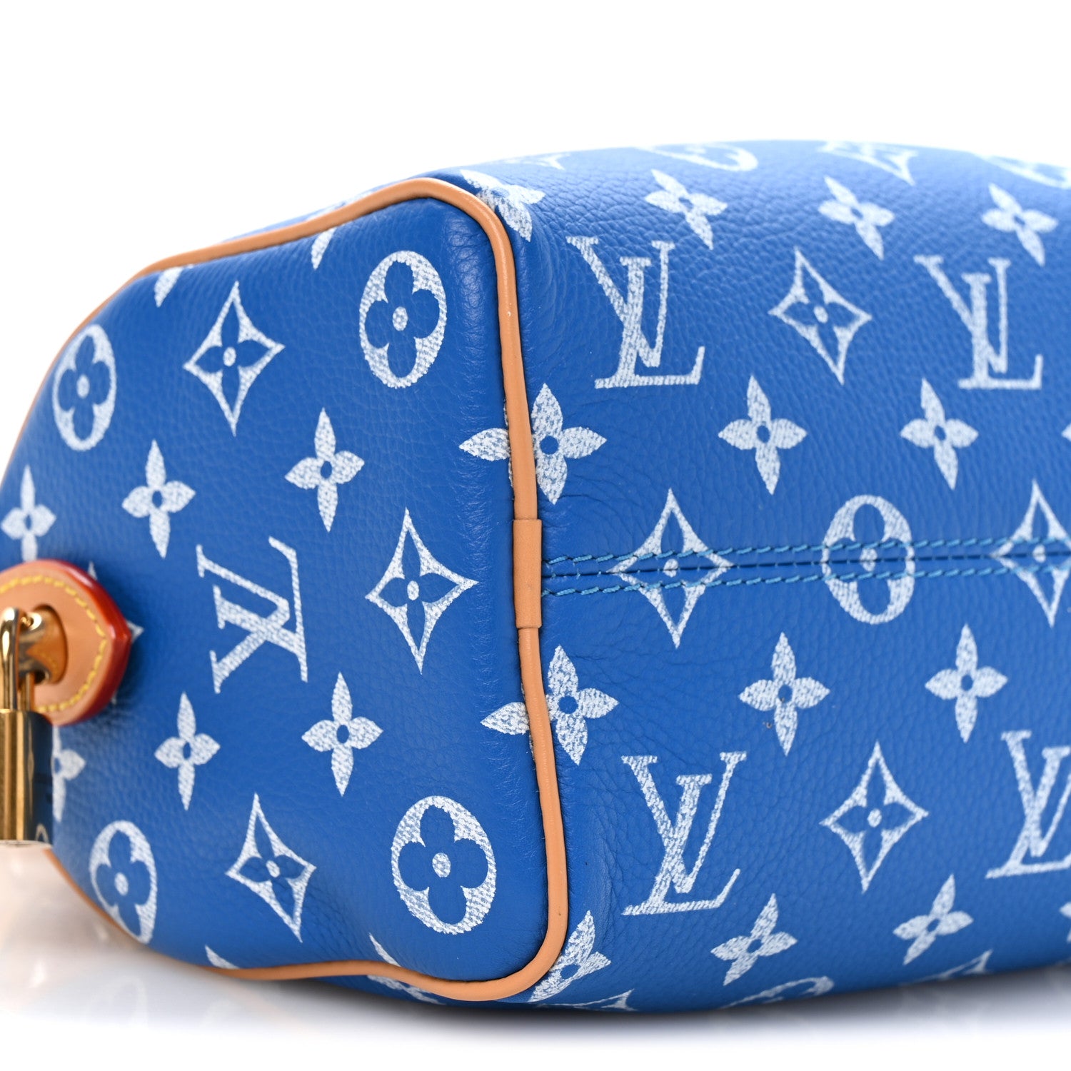 Louis Vuitton Calfskin Monogram Speedy P9 Bandouliere 20 Blue 10 of 12