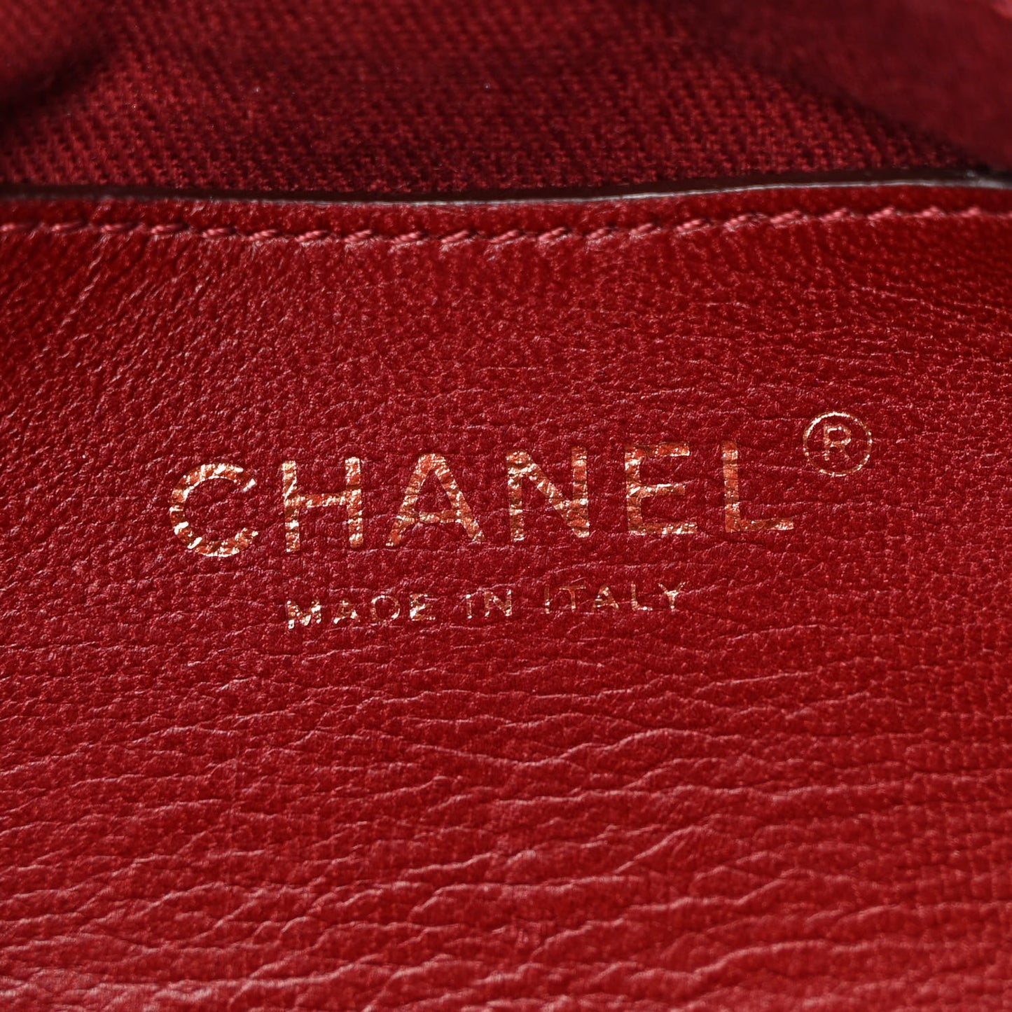 Lambskin Quilted Medium Just Mademoiselle Red