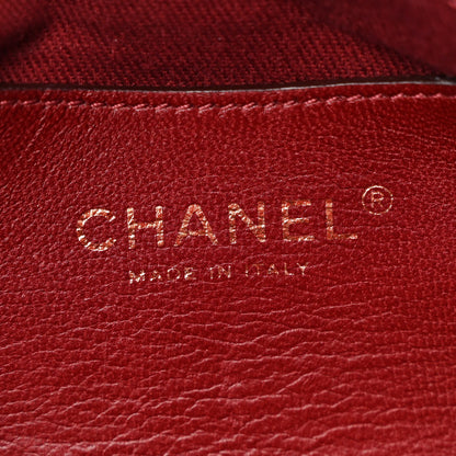 Chanel Lambskin Quilted Medium Just Mademoiselle Red 8 of 14