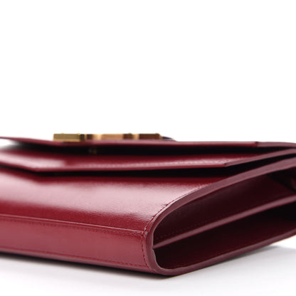 Saint Laurent Smooth Calfskin Monogram Sulpice Chain Wallet Amaretto 7 of 10
