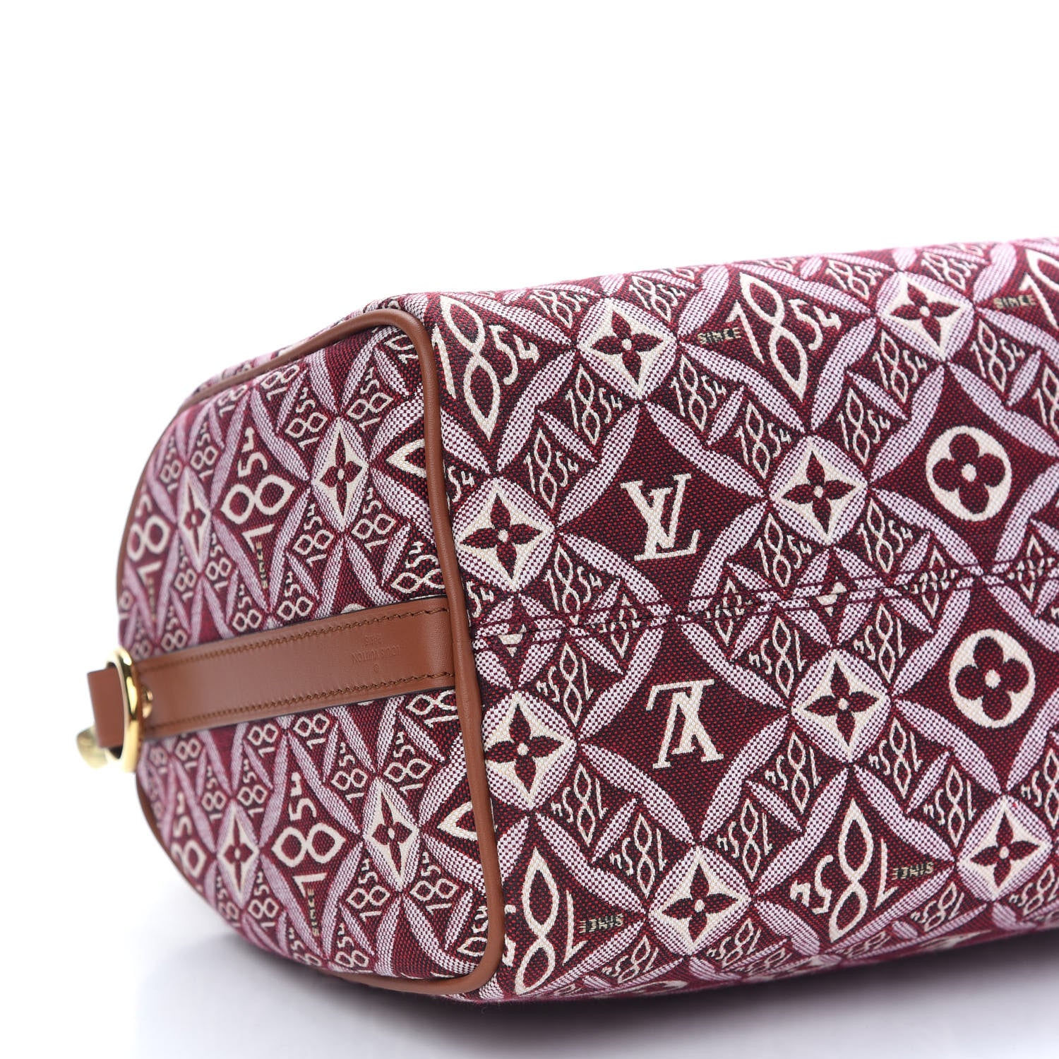 Louis Vuitton Jacquard Since 1854 Speedy Bandouliere 25 Bordeaux 5 of 9