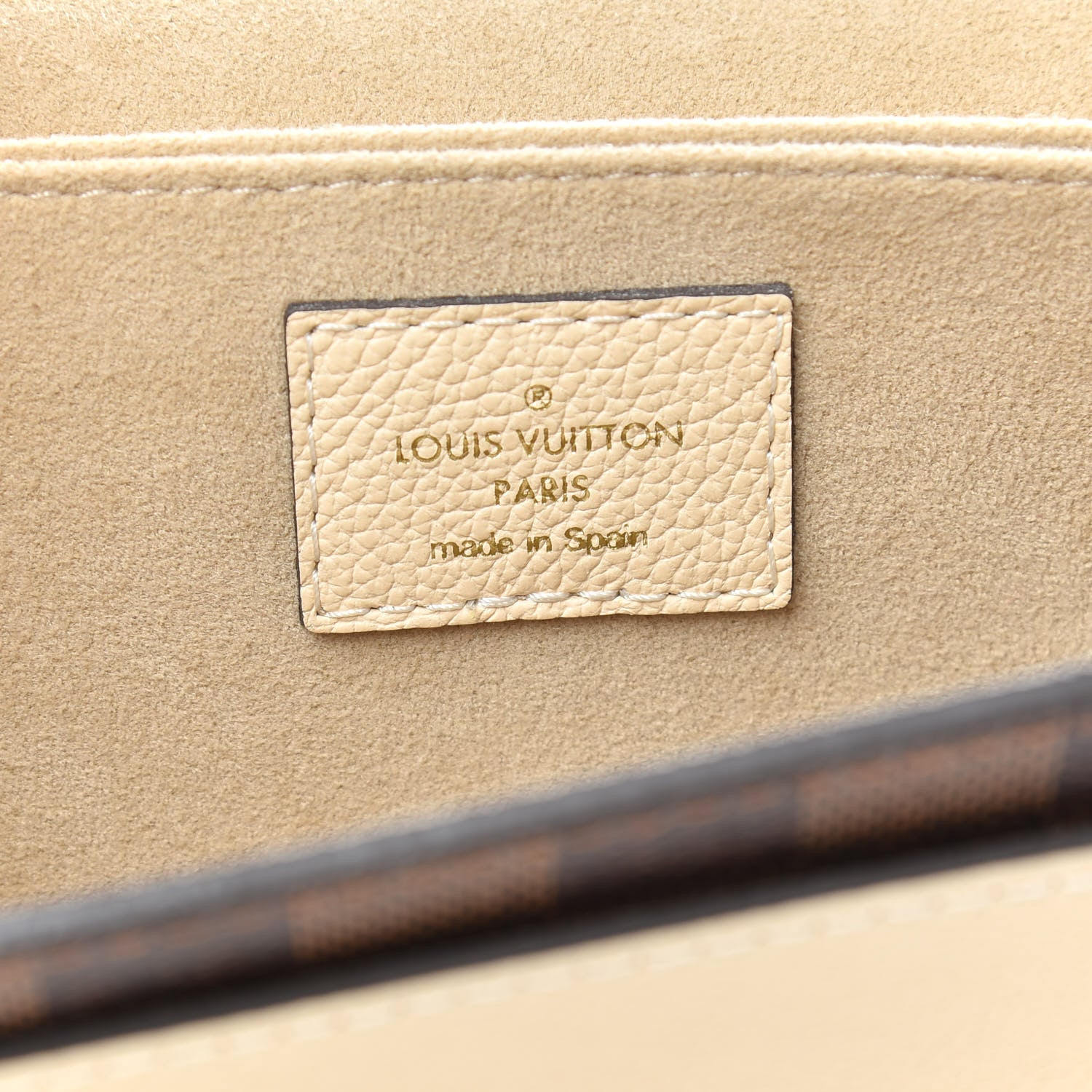 Louis Vuitton Damier Ebene Beaumarchais Creme 6 of 10
