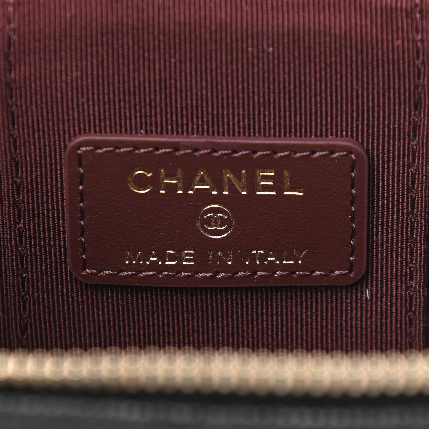 Chanel Caviar Quilted Mini Vanity Case With Chain Black 6 of 9