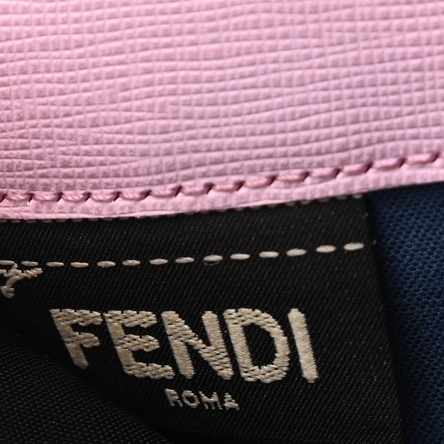 Fendi Vitello Elite Crystal Eye Monster Continental Wallet Cobalt Lavender Pink 6 of 8
