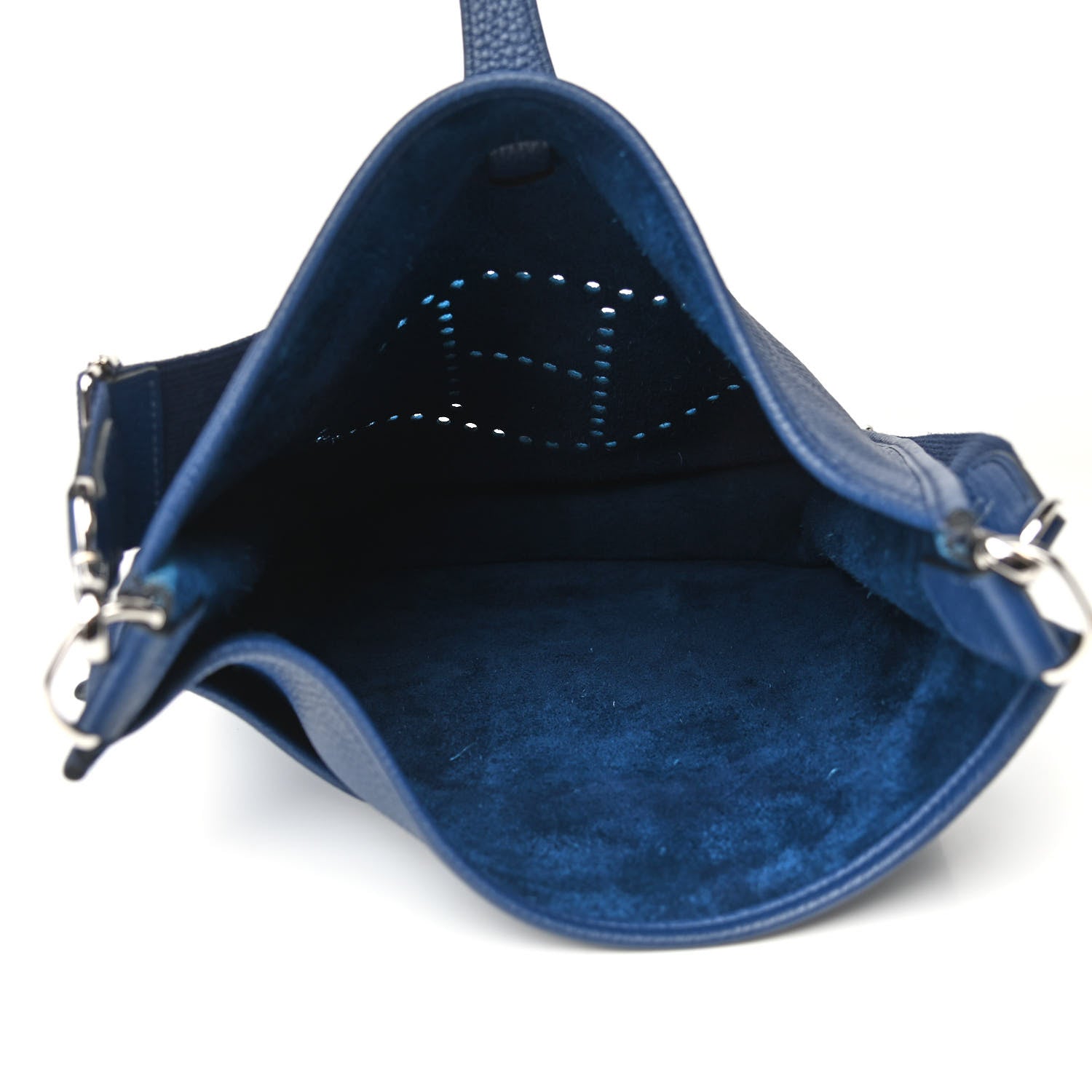 Hermes Taurillon Clemence Evelyne III GM Bleu Saphir 5 of 9