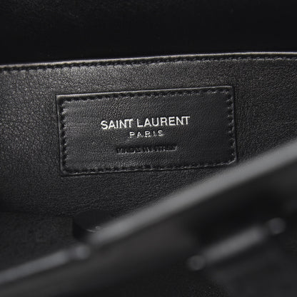 Saint Laurent Calfskin Baby Monogram Cabas Black 7 of 12