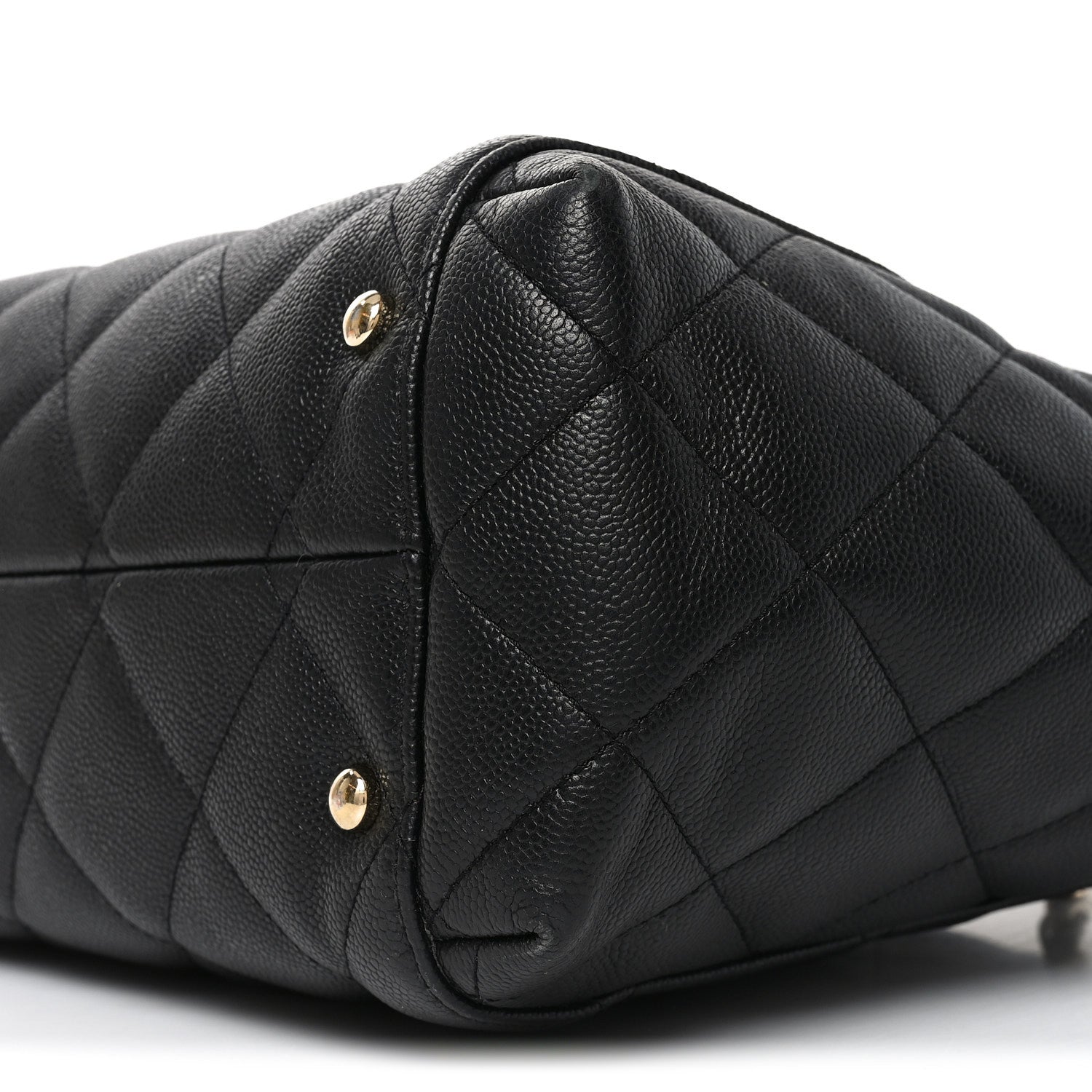 Chanel Caviar Quilted Small Shopping Tote Black 10 of 11