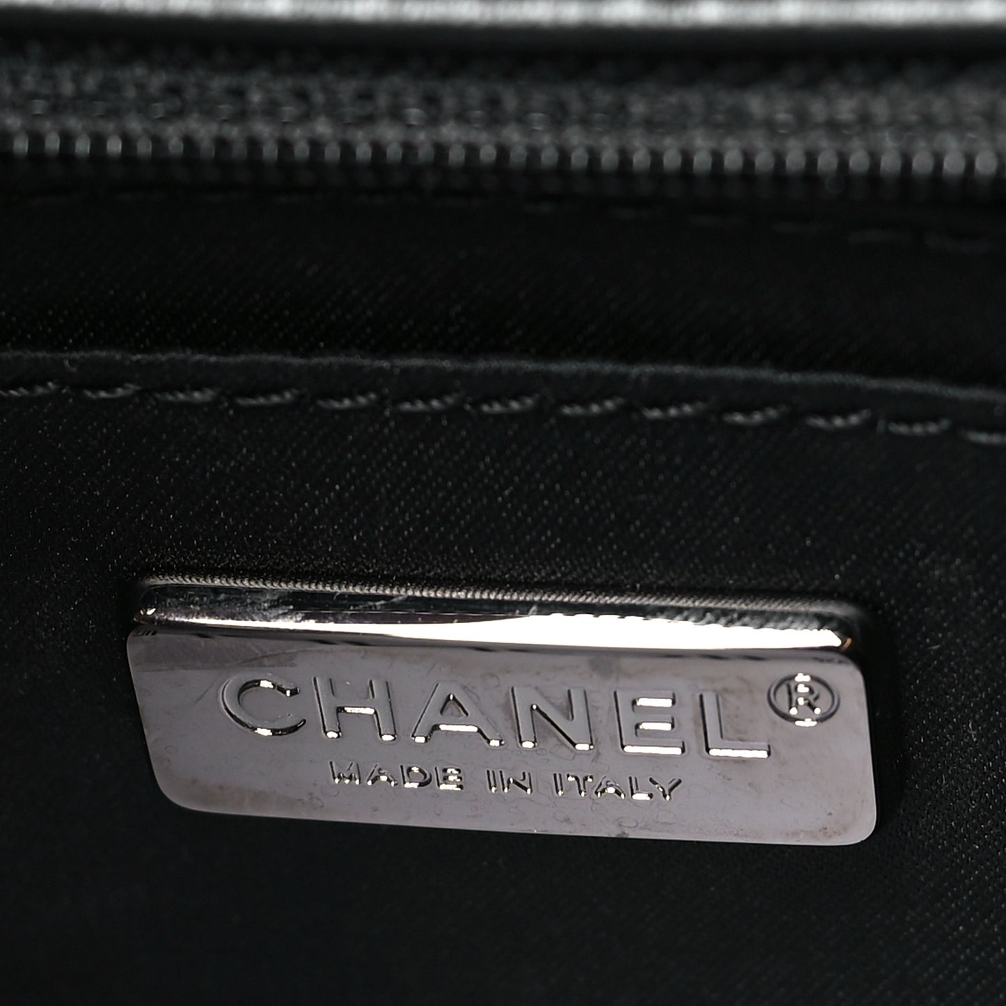Sequin Medium Single Flap Silver Black Multicolor