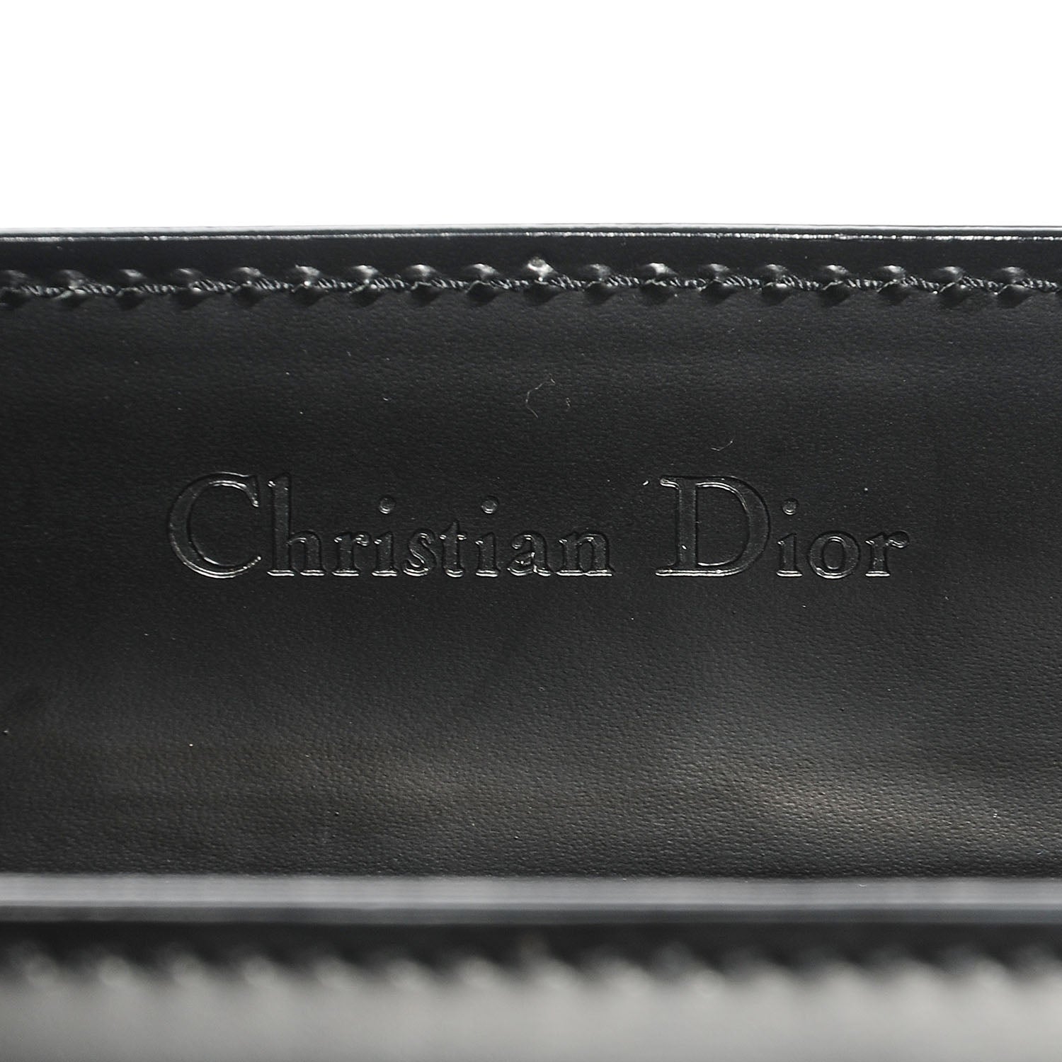 Christian Dior Patent Chrome Beaded Malice Tote Black 9 of 10