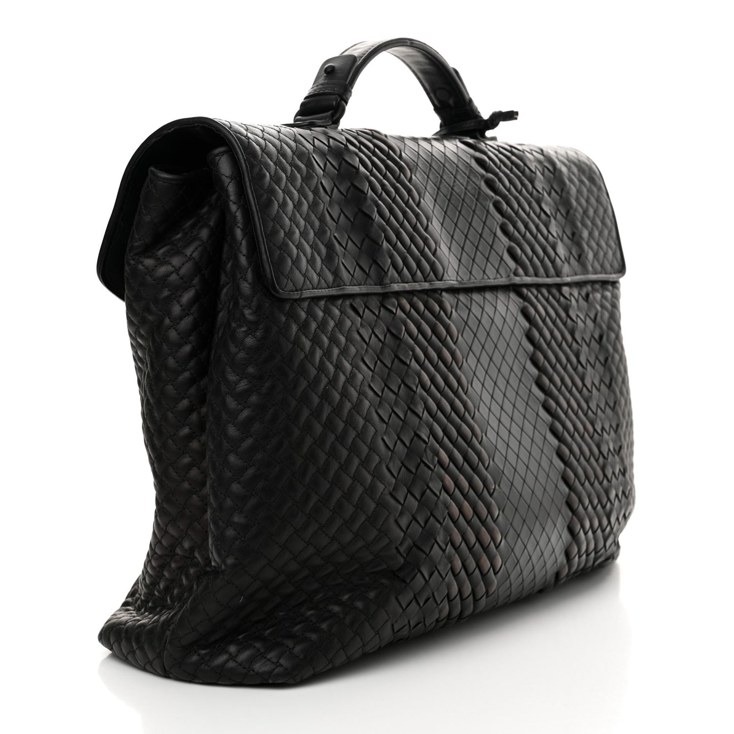 Intrecciato VN Briefcase Black