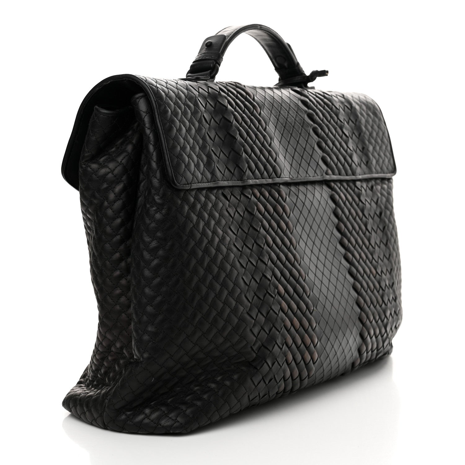 Bottega Veneta Intrecciato VN Briefcase Black 3 of 15