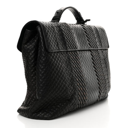 Bottega Veneta Intrecciato VN Briefcase Black 3 of 15