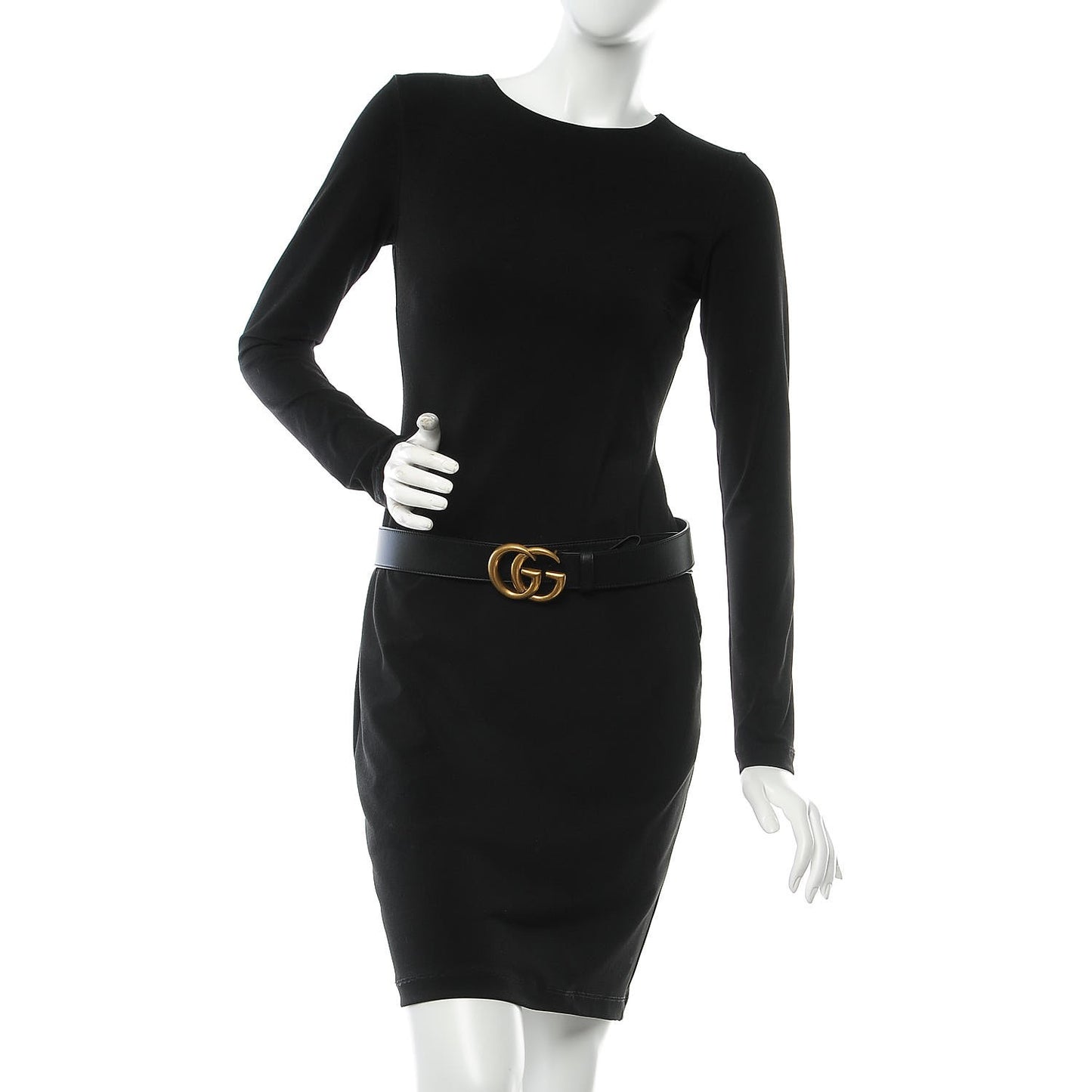 Calfskin Double G 40mm Belt 85 34 Black