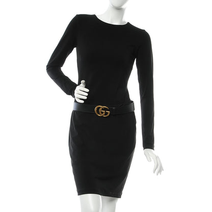 Gucci Calfskin Double G 40mm Belt 85 34 Black 2 of 7