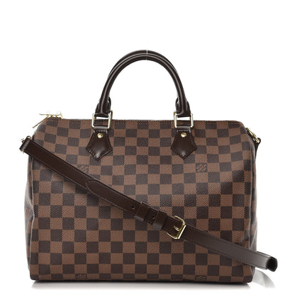 Louis Vuitton Damier Ebene Speedy Bandouliere 30 1 of 9