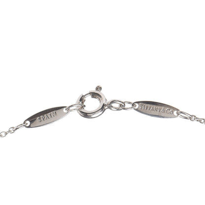 Tiffany Sterling Silver Diamond .10ct Elsa Peretti Diamonds by the Yard Pendant Necklace 5 of 6