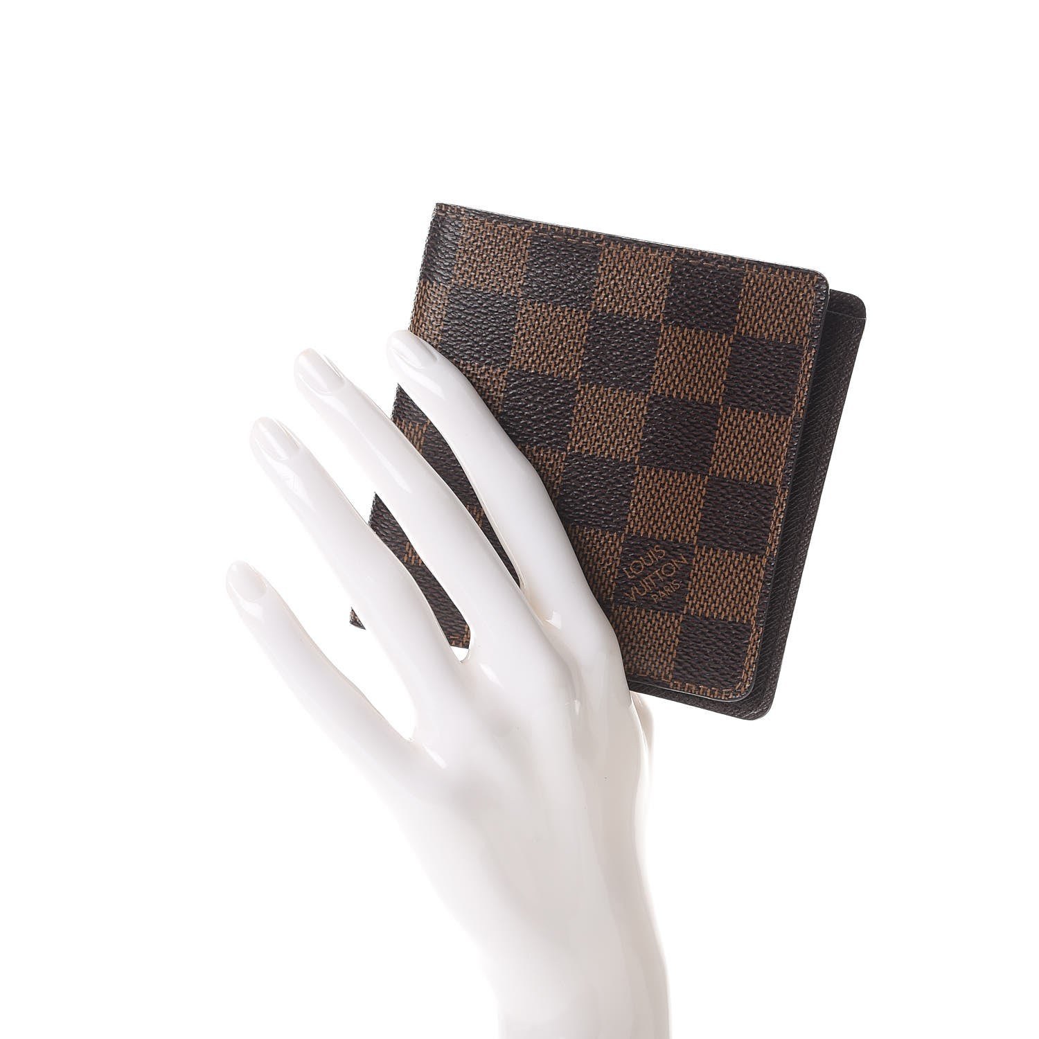 Louis Vuitton Damier Ebene Billfold Wallet 6 Credit Card Slots 2 of 8
