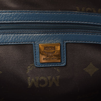MCM Visetos Studded Medium Stark M Backpack Blue 5 of 7