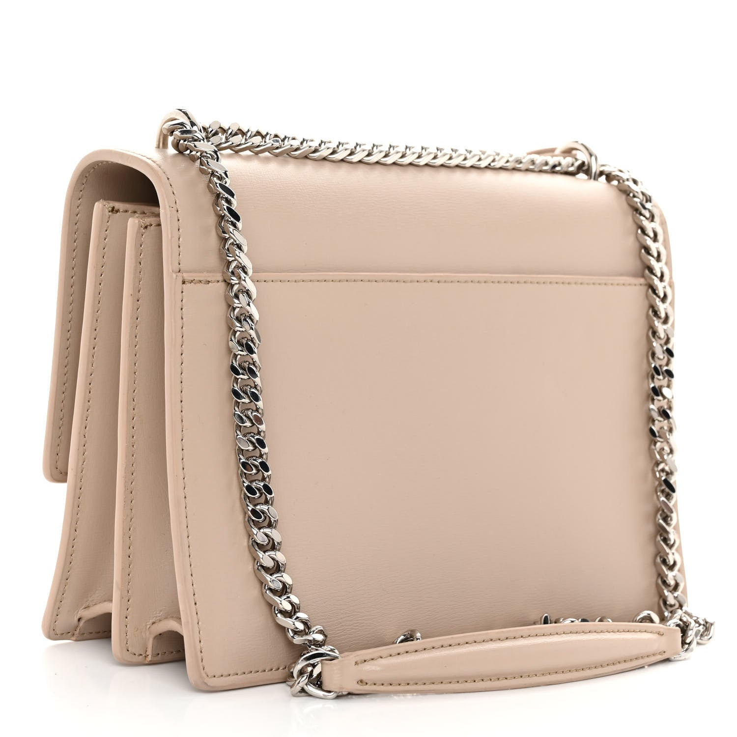 Saint Laurent Calfskin Medium Monogram Sunset Marble Pink 3 of 14
