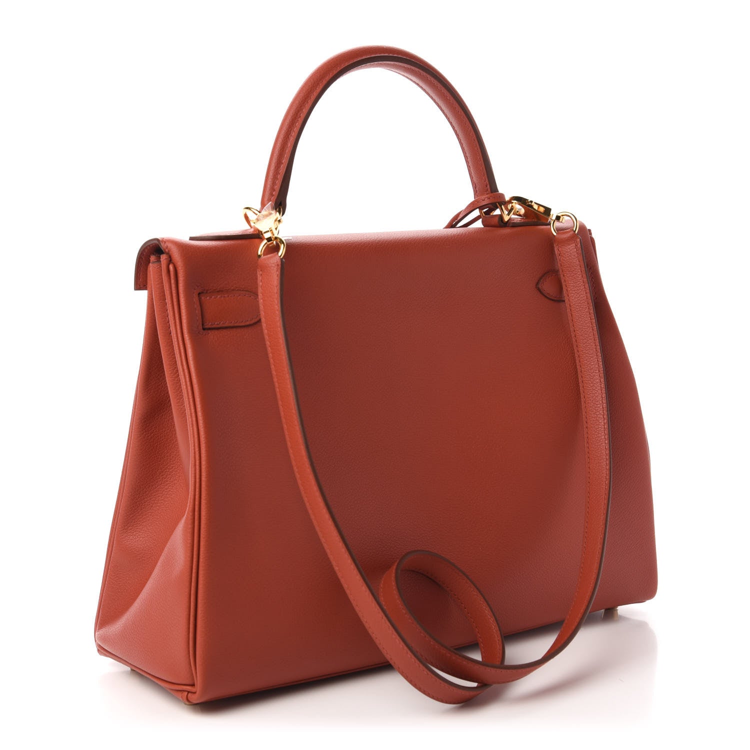 Hermes Evercolor Kelly Retourne 32 Brique 3 of 11